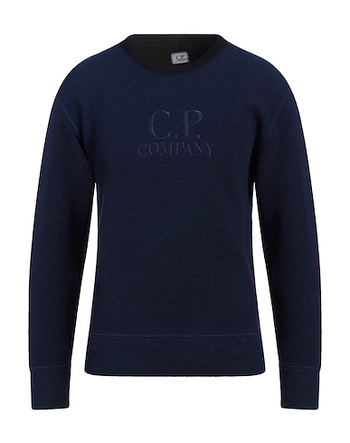 C.P. COMPANY Sweatshirt BLU NAVY 80% Wolle, 20% Polyamid