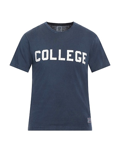FRANKLIN & MARSHALL T-shirt Navy blue 100% Cotton