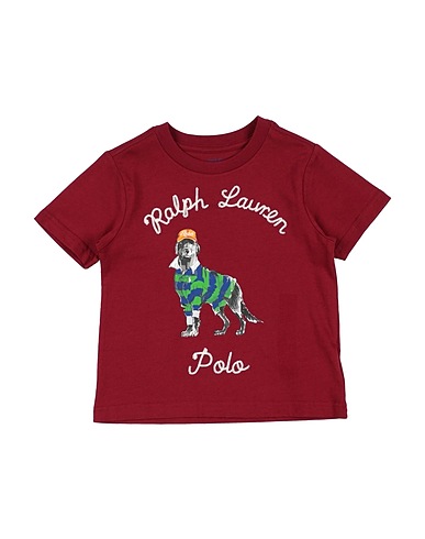 POLO RALPH LAUREN T-shirt SSCNM1-KNIT SHIRTS-T-SHIRT
 Burgundy 100% Cotton