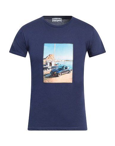 BASTILLE RIVE DROITE T-shirt Midnight blue 100% Cotton
