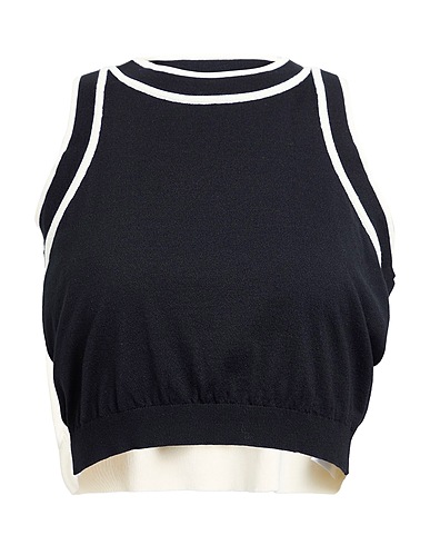 MAX MARA Top Black 80% Cotton, 20% Polyester