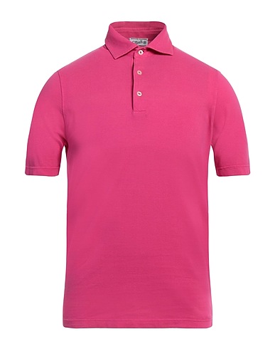 S. MORITZ Polo shirt Fuchsia 100% Cotton