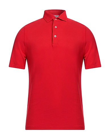 S. MORITZ Polo Rosso 100% Cotone