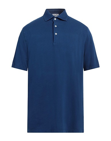 S. MORITZ Polo Blu 100% Cotone