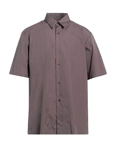DRIES VAN NOTEN 無地シャツ 鉛色 コットン 100%