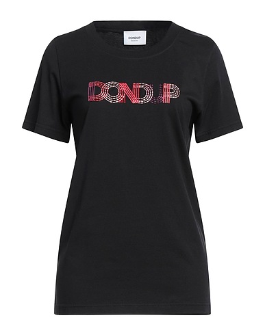 DONDUP T-Shirt Schwarz 100% Baumwolle