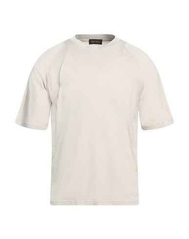 HERNO Basic T-shirt Beige 92% Cotton, 8% Elastane