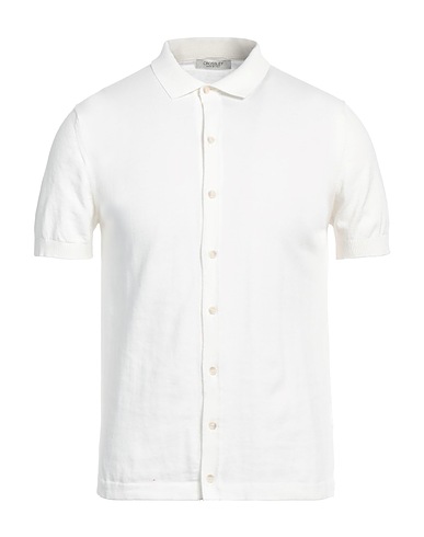 CROSSLEY Solid colour shirt White 100% Cotton