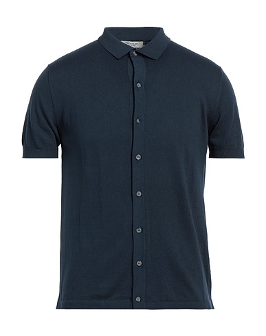 CROSSLEY Camicia tinta unita Blu navy 100% Cotone