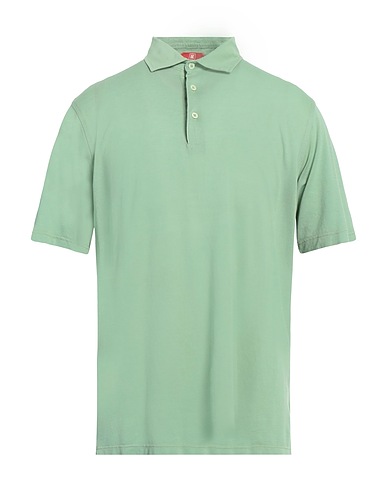 KIRED Polo shirt Sage green 100% Cotton
