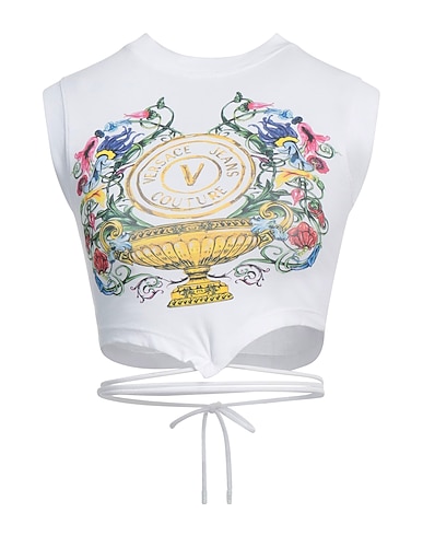 VERSACE JEANS COUTURE T-Shirt Weiß 95% Baumwolle, 5% Elastan