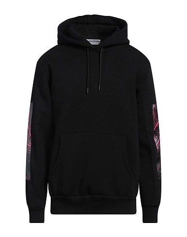 BASTILLE RIVE DROITE Hooded track jacket  Black 100% Cotton