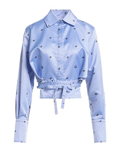 PATOU Camicie  e bluse fantasia Blu chiaro 100% Poliestere
