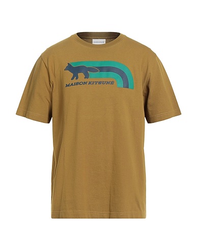 MAISON KITSUNÉ T-shirt Military green 100% Cotton