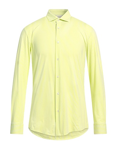 BRIAN DALES Camicia a righe Verde lime 87% Poliammide, 13% Elastan
