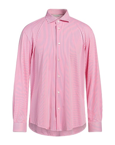 BRIAN DALES Striped shirt Fuchsia 87% Polyamide, 13% Elastane