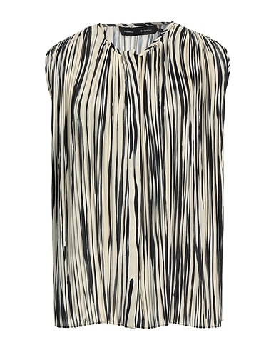 PROENZA SCHOULER ストライプ柄シャツ ベージュ ポリエステル 100% / アセテート