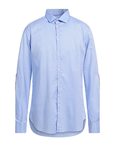 LIBERTY ROSE Shirts Light blue 100% Cotton