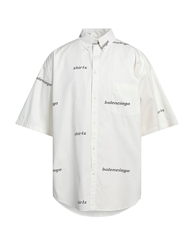 BALENCIAGA Hemd mit Muster 100% Baumwolle