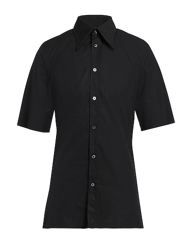 MAISON MARGIELA Solid colour shirt Black 100% Cotton