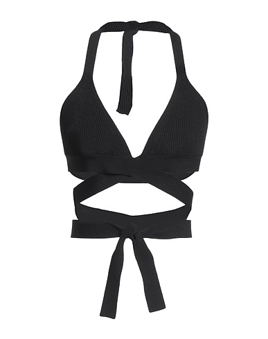 PIERANTONIO GASPARI Top Black 68% Viscose, 32% Polyamide