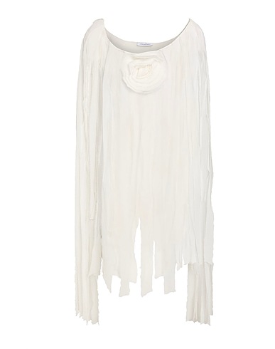 BLUMARINE Top White 100% Viscose