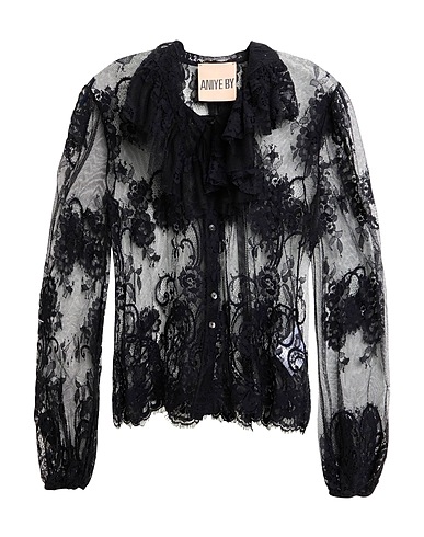 ANIYE BY Lace shirts & blouses Black 50% Cotton, 50% Polyamide