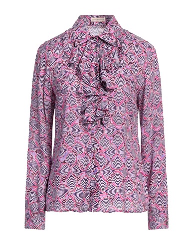 CAMICETTASNOB Patterned shirts & blouses Mauve 100% Viscose