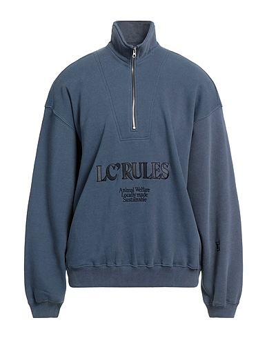 LOW CLASSIC Sweatshirt Slate blue 56% Cotton, 44% Polyester, Polyurethane