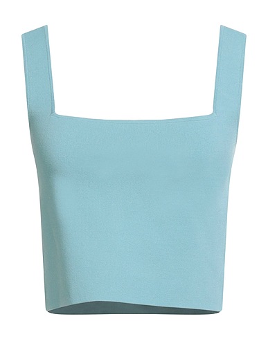 WEEKEND MAX MARA Top Celeste 83% Viscosa, 17% Poliestere