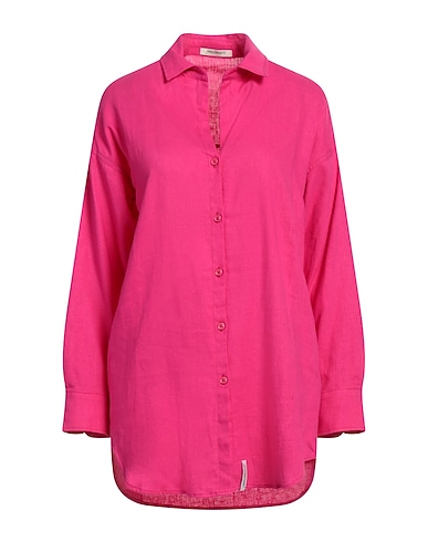 HINNOMINATE Solid color shirts & blouses 55% Linen, 45% Viscose