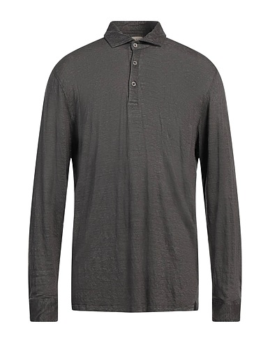 H953 Polo Marrone 100% Lino
