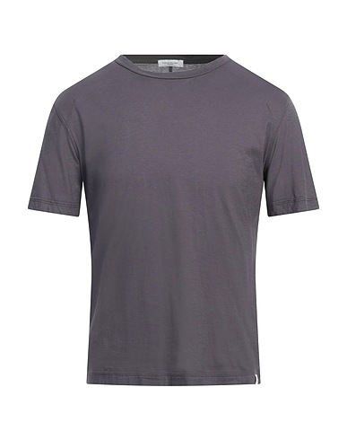 PAOLO PECORA Basic T-Shirt Lead 100% Cotton