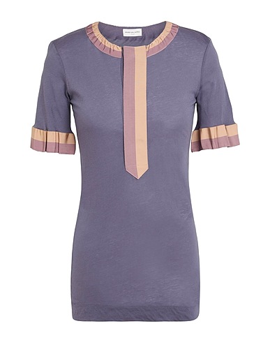 DRIES VAN NOTEN T-shirt Purple 100% Cotton