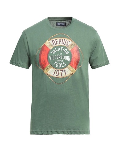 VILEBREQUIN T-shirt Sage green 100% Cotton
