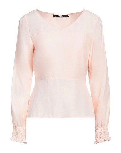 KARL LAGERFELD Top Light pink 80% Viscose, 20% Linen