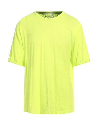 SUN 68 Basic T-Shirt Limettengrün 100% Baumwolle