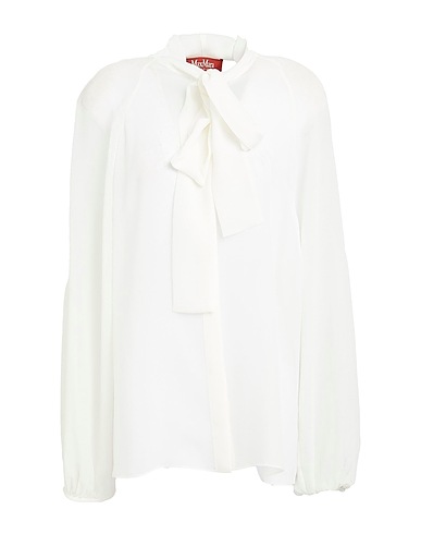 MAX MARA STUDIO Hemden und Blusen aus Seide Elfenbein 100% Seide