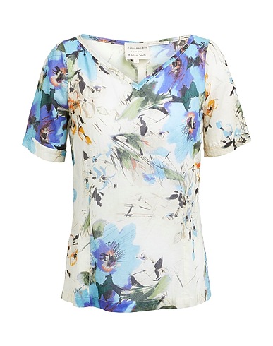 ALESSIA SANTI Top Marfil 100% Algodón