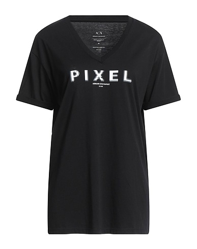 ARMANI EXCHANGE T-shirt Black 100% Cotton