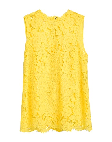 DOLCE&GABBANA Τοπ Κίτρινο 43% Βισκόζη, 34% Βαμβάκι, 23% Πολυαμίδη