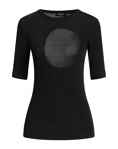 FABIANA FILIPPI T-shirt Black 95% Viscose, 5% Elastane
