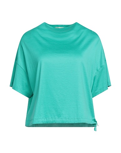HERNO Ｔシャツ エメラルド シルク 60% / コットン 40%
