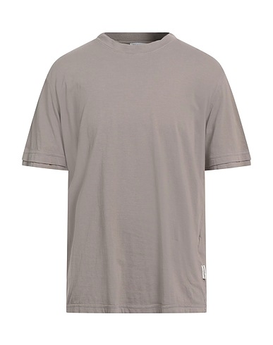 PAOLO PECORA Basic T-Shirt Khaki 100% Cotton