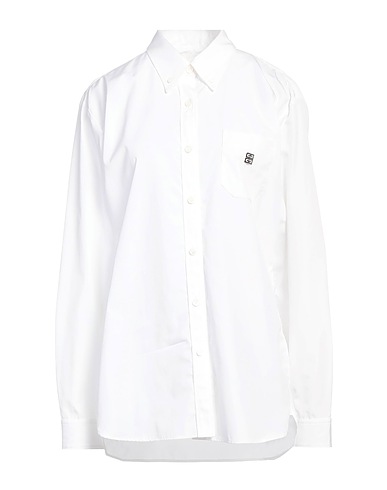 GIVENCHY Solid color shirts & blouses White 100% Cotton