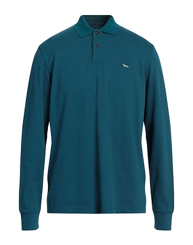 HARMONT & BLAINE Polo shirt Deep teal 100% Cotton