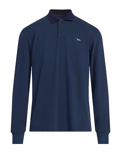 HARMONT & BLAINE Polo shirt Navy 100% Cotton