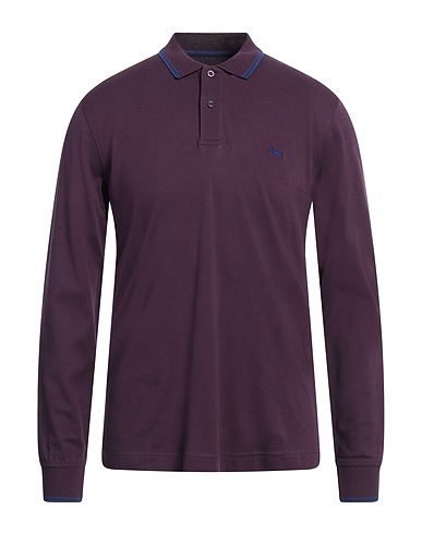 HARMONT & BLAINE Polo shirt Plum 100% Cotton