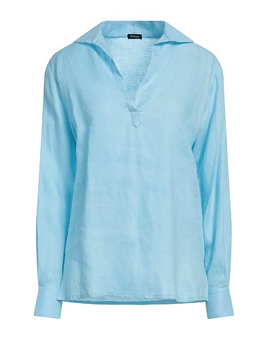 KITON Top Sky blue 100% Linen