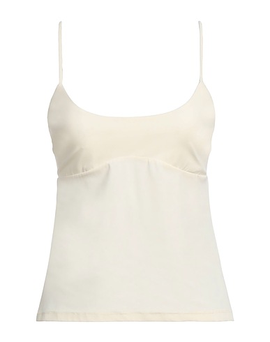 PATRIZIA PEPE Top Ivory 75% Polyamide, 25% Elastane